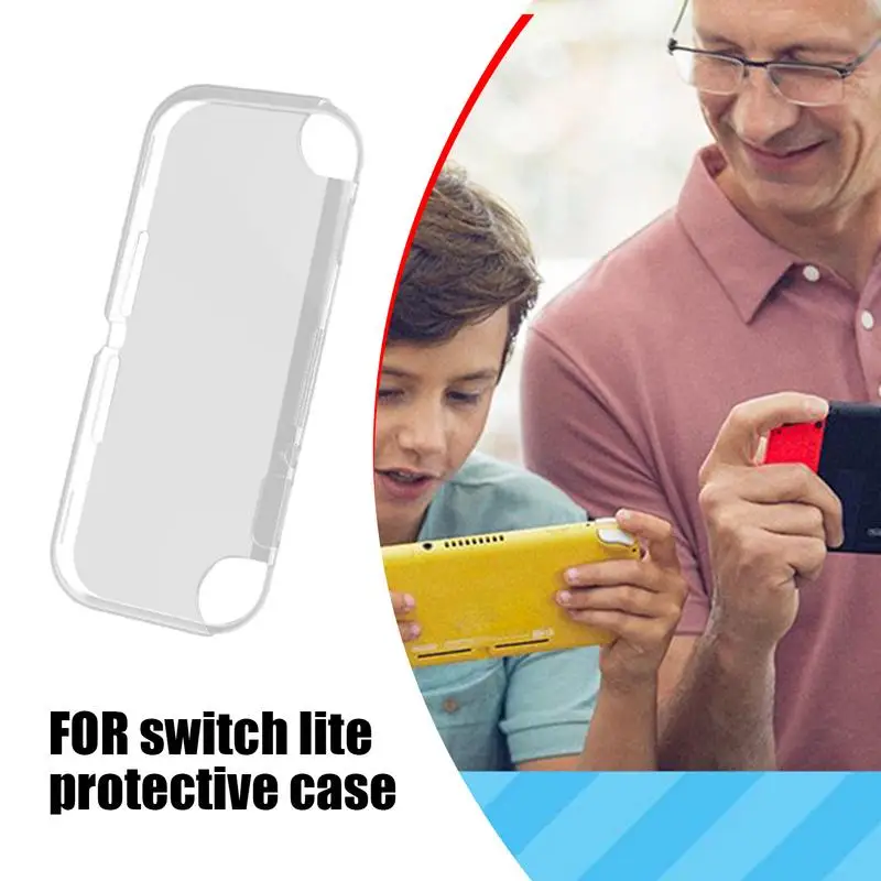 ฝาครอบป้องกันสำหรับเคส TPU โปร่งใสแบบนิ่มสำหรับ Switch Lite คอนโซลกันกระแทกกันตก