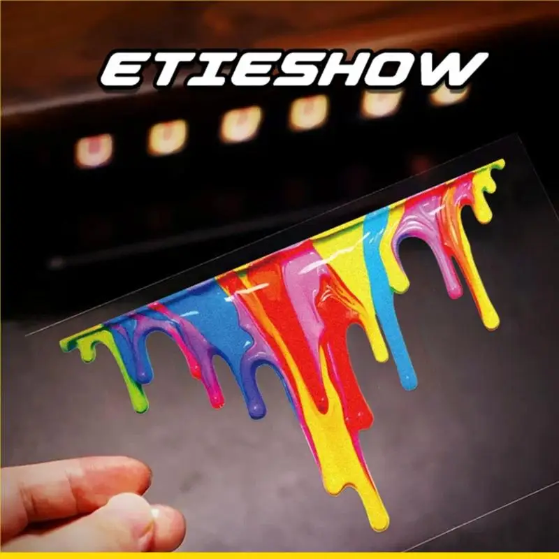 SZCH Vibrant Fluid Design Sticker ง่ายต่อการใช้และถอด PVC ของเหลวสีสันห่อหุ้มกันน้ำสำหรับลุคสะดุดตา