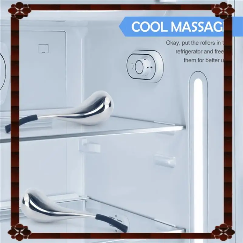 تسليم 24 ساعة 2X أعواد تجميل الوجه للتبريد كرة موجة الجليد تدليك الوجه صالون العين أدوات العناية بالبشرة للفتيات السيدات سبا Col