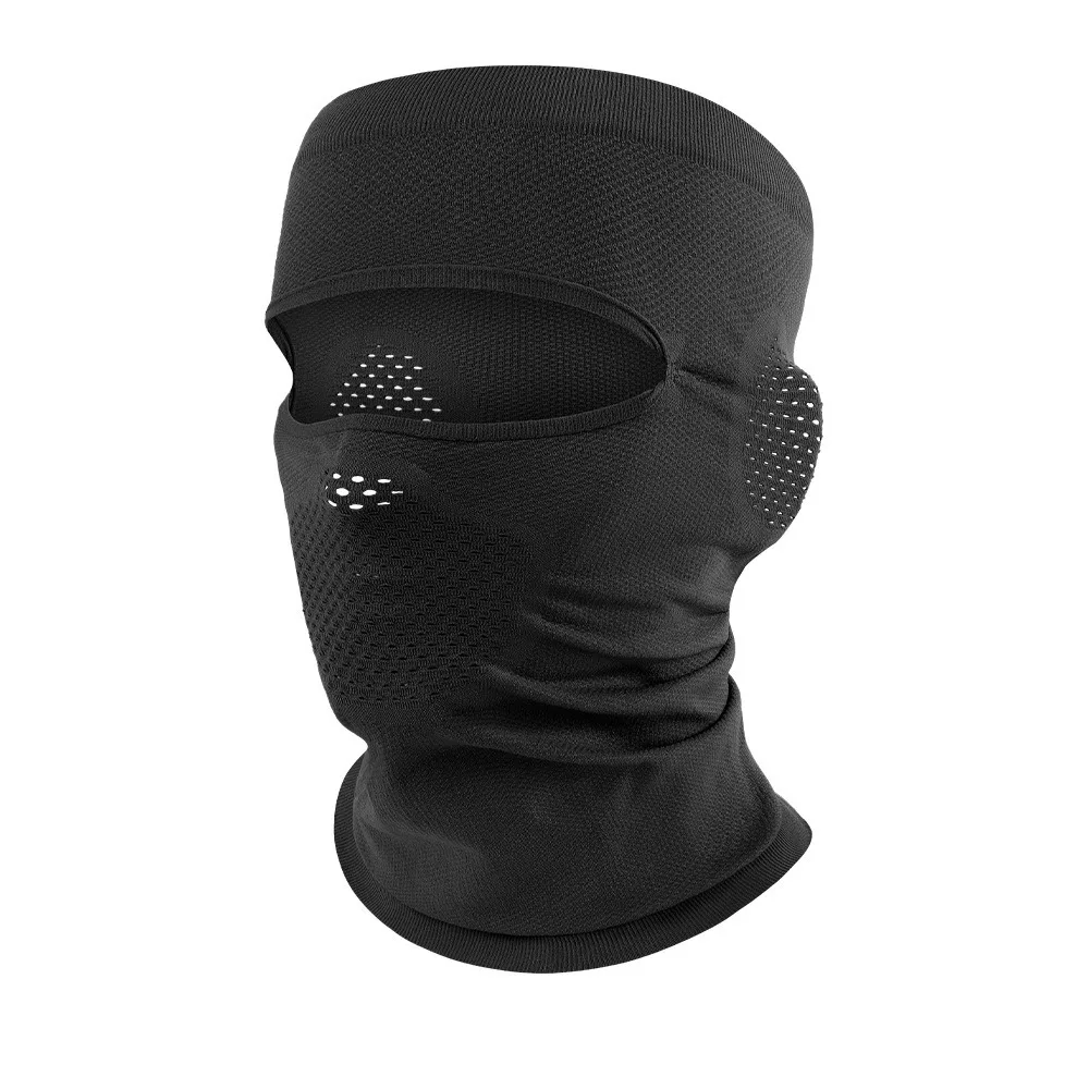 Open-Top Balaclava Face Mask Breathable Windproof Cycling Head Cover Four Seasons Skin Friendly Helmet Liner Motorcycle Riding