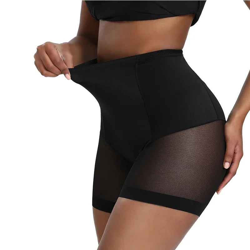 

Fashion Women High Waist Trainer Mesh Stitching Shapewear Tummy Control Panties Body Shaper Slimming Underwear Women Bodysuits