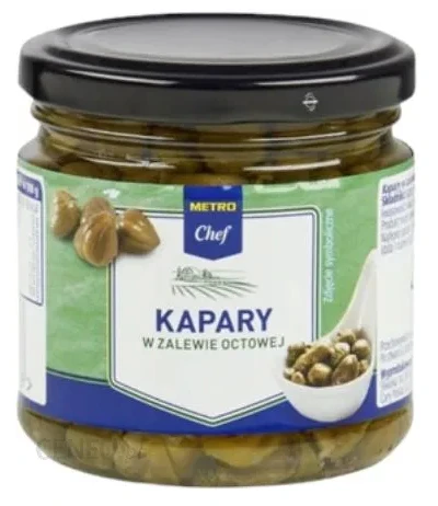 Kapary w zalewie octowej 180g - Metro Chef