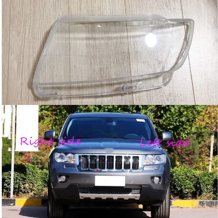 

Car Headlight Lens For Jeep Grand Cherokee 2011 2012 2013 Headlamp Cover Car Replacement Front Auto Shell Cover