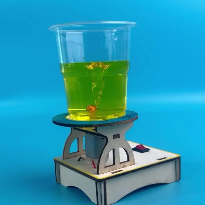 

Набор для создания водных вихрей: деревянная головоломка, научный эксперимент, подарок для детей, электрическая научная игрушка для самостоятельной сборки