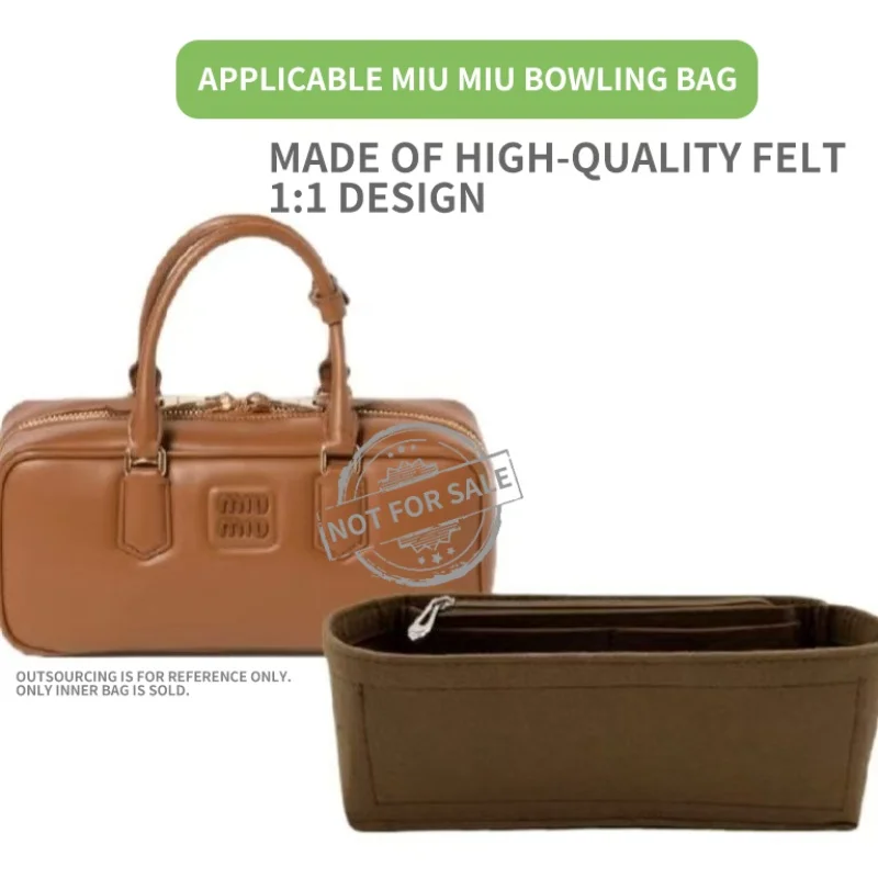 

Suitable for Miu Miu bowling liner bag medium bag small medium storage lining ultra-light shaping portable fashion