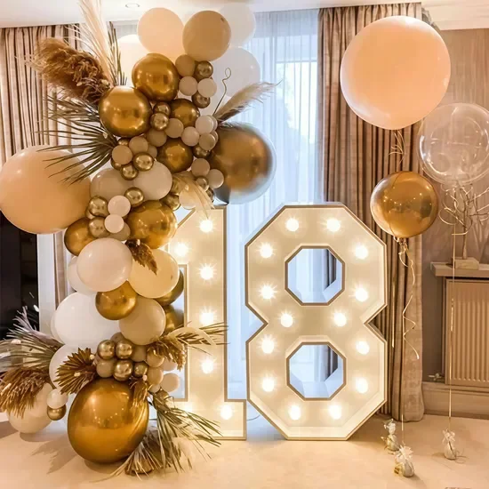 4ft Large 3D LED Light Up Meta - Lighting Decor Company recension och pris