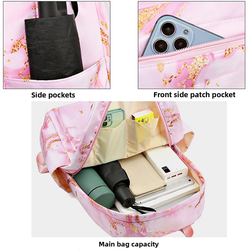 3 قطعة مجموعة ليلو ستيتش الطالب المدرسية فتاة صبي طفل على ظهره مزدوجة حقيبة كتف السفر القلم حقيبة الكتب محمول مجموعات هدية عيد