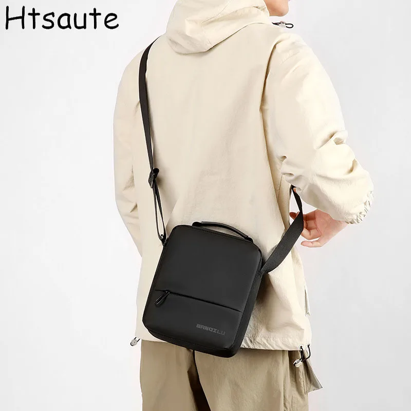 

Classic Men Crossbody Bag Phone Side Bags Casual Waterproof Shoulder Crossbody Bag Business Small Messenger Sling Bags homme