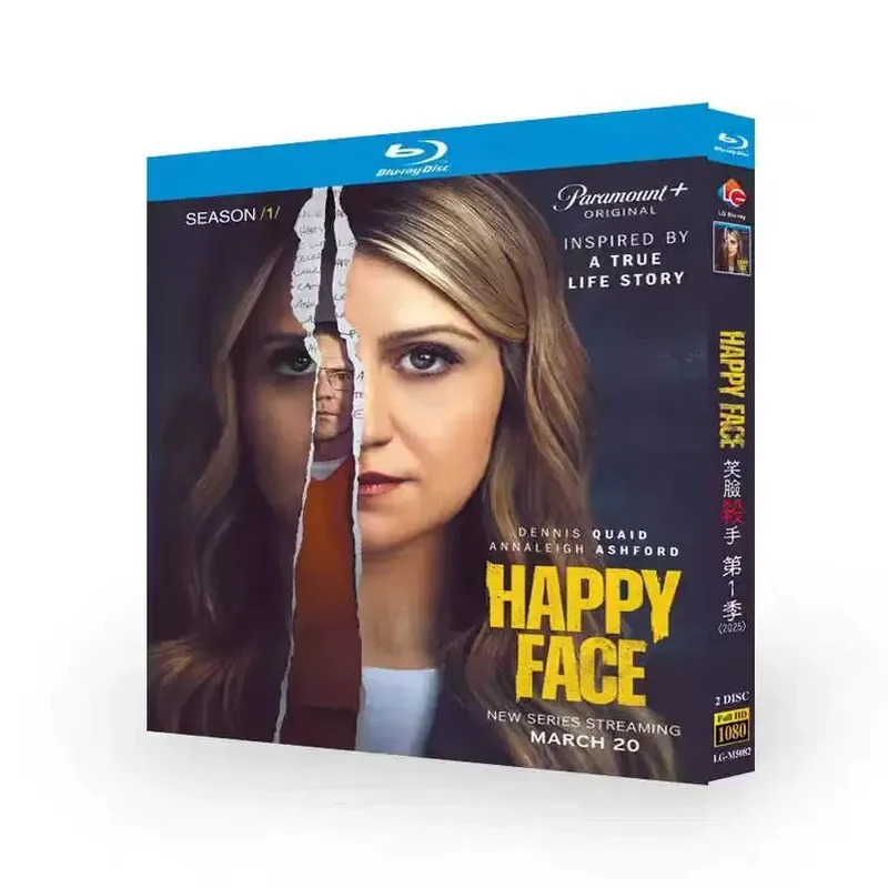 

Smiley Killer Season 1 Blu-ray High Definition American Drama BD Disc Box with Chinese and English Subtitles
