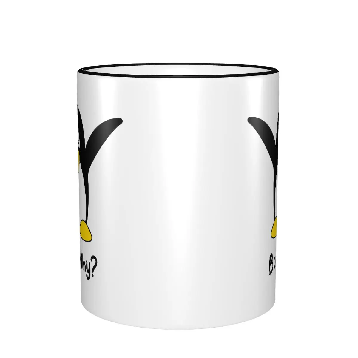 But Why Nihilist Penguin Gift Mug for Woman Man Cute Tea Cup Present for Home 2