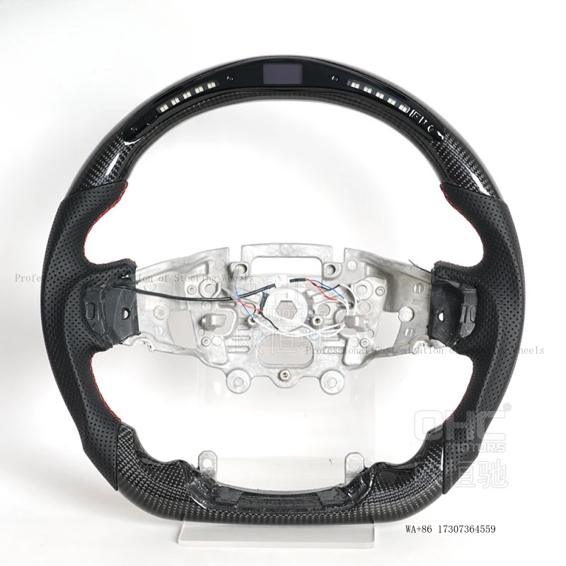 Suitable for Ford Raptor 24 model Ranger modified and upgraded LED carbon fiber off-road vehicle steering wheel
