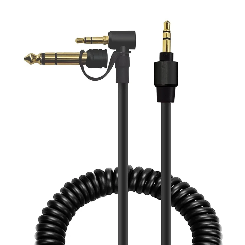 3.5mm to 3.5/6.35mm Aux Cable for PC MP3 Speaker Replacement Audio Cord Compatible with By Dr Dre Pro Detox Edition Headphones