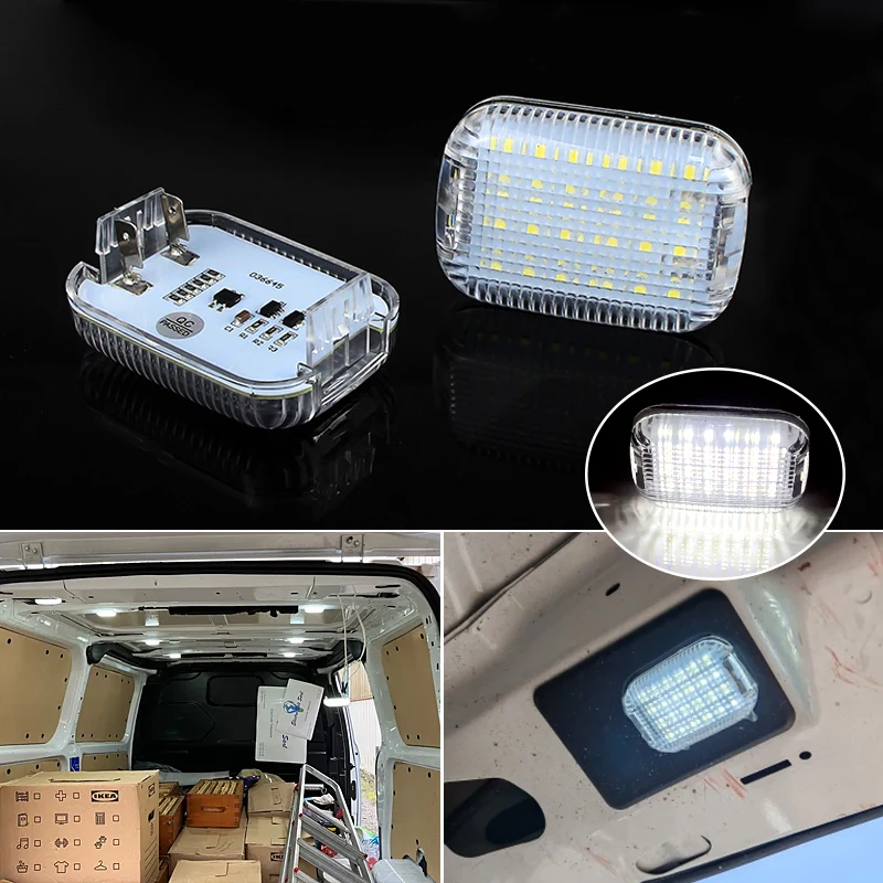 

Car LED Interior Dome Light 6000K For Ford Transit 150/250/350/350 HD Van 2015-2024 For Transit Connect 2014-2023 For E-Transit