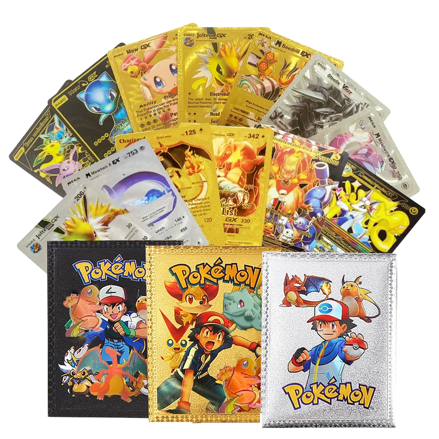 Pokemon Kaart Nieuwe 10 Stuks Doos Goud Zilver Zwart Vmax Gx V Kaart Collectie Strijd 3d Kleurrijke Kaart Engelse Kind Speelgoed Kerstcadeau