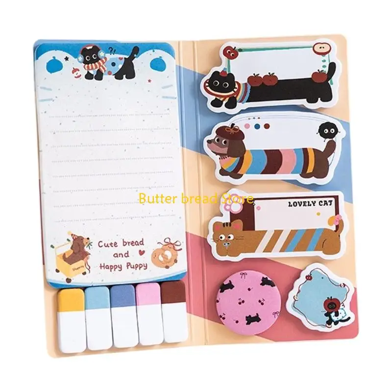 W89C Elegant Note Thick Paper Notepads With Lines Strong Stickiness Reusing