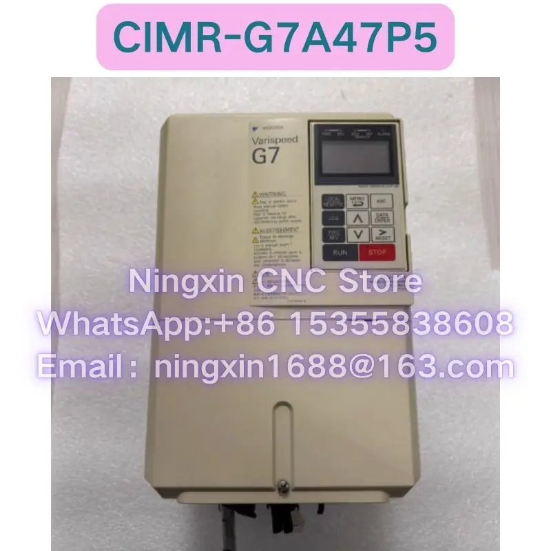 Used CIMR-G7A47P5 Frequency Converter Functional test OK Fast delivery