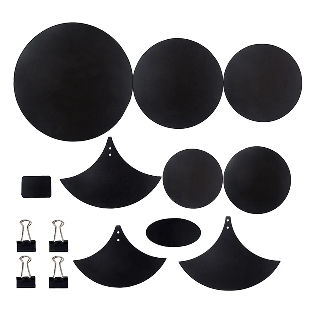 14 Pieces/Set Cymbal Drum Kit Mute Pads Sound Insulation Percussion Drumming Instrument Replacement Part Silencers Drummer