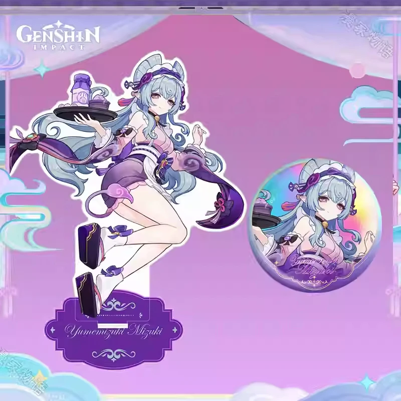 

Аниме Genshin Impact Юмакики Мизуки акриловая фигурка-подставка модель косплей настольный декор кулон брелок значок