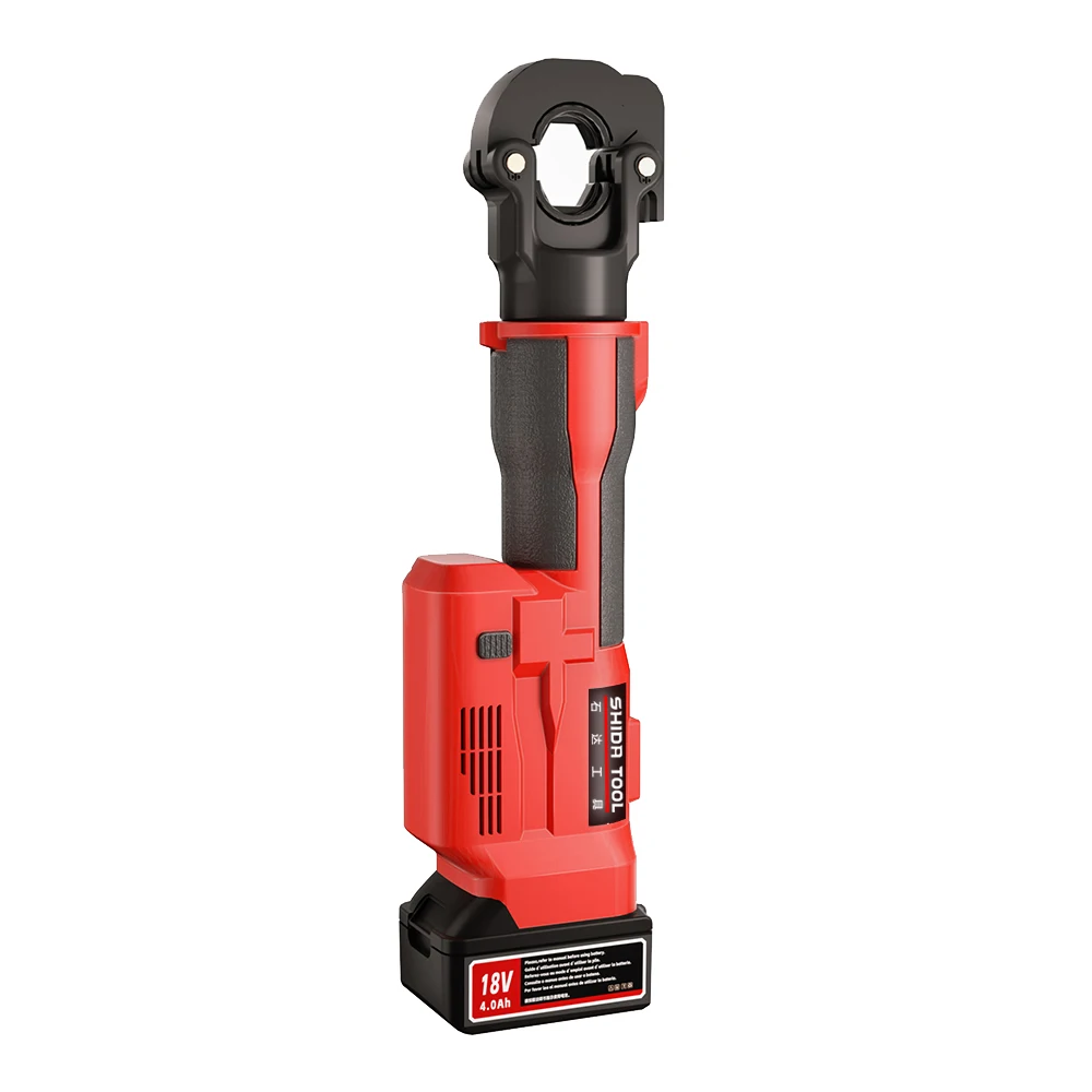 SHIDA Portable B400 18V Battery Stainless Steel Hydraulic Crimping Tool 120kN Output 5.5kg Weight For Crimping PEX Multilayer