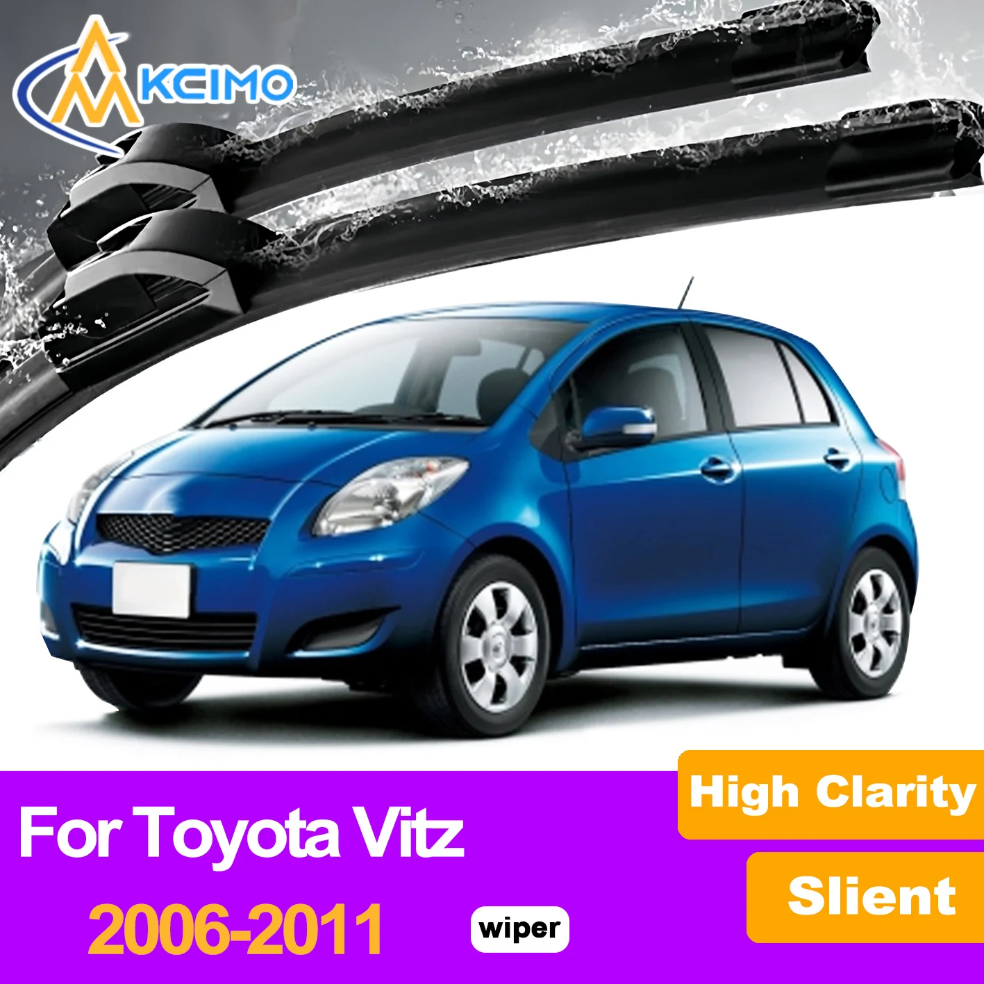 

2 шт. щетки стеклоочистителя переднего стекла для Toyota Vitz 2006-2011 ветровое стекло автомобильные аксессуары