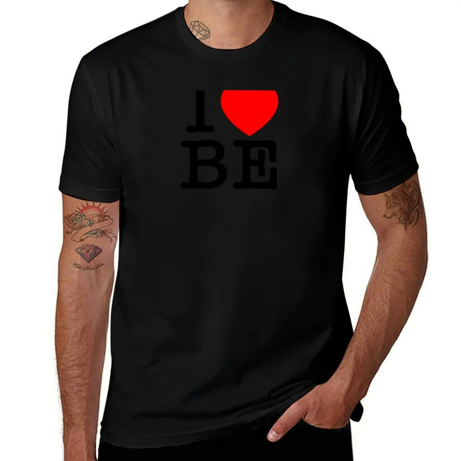 

I Heart BE (BELGIUM) T-Shirt anime stuff topping customs design your own graphics mens funny t shirts