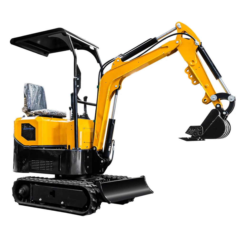 USA Stock Mini Excavator 1ton Hydraulic Crawler Excavator EPA Certified Small Digger Door to Door Delivery