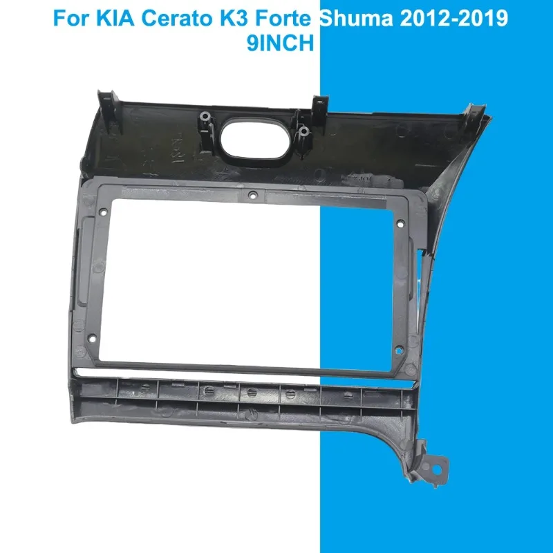 For KIA K3 2012-2019 9 Inch Car Radio Dashboard Fascia Frame Audio Panel Mount LHD RHD