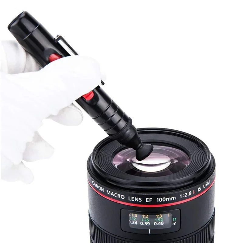 5-teiliges Kamera-Reinigungsset, Luftgebläse + Linsenbürsten + Reinigungsstift + Reinigungstuch für Kameraobjektive und Filter, Sensorbildschirm, LCD – Detail 3