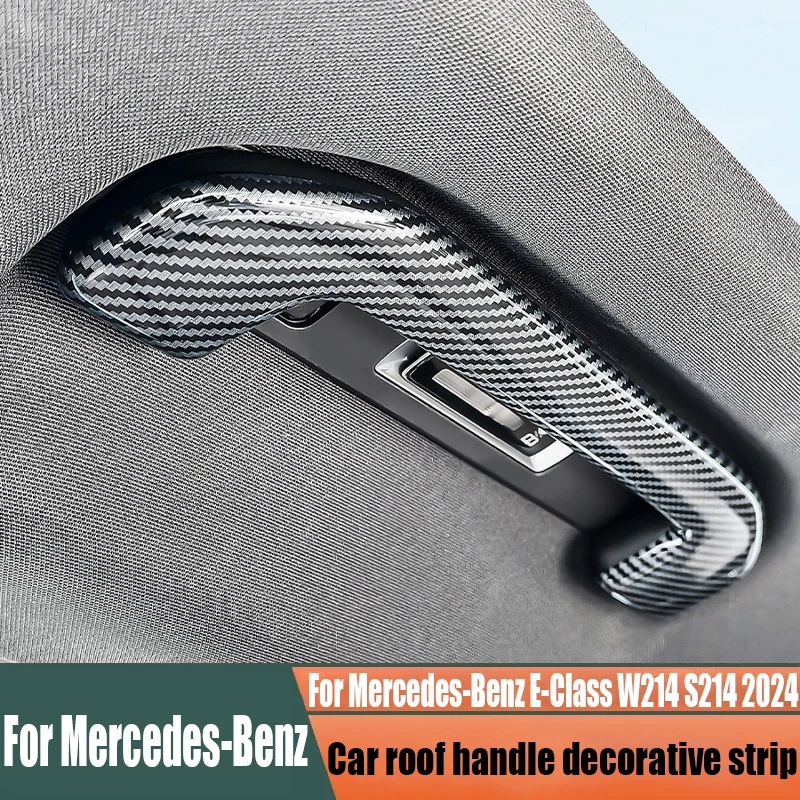 

For Mercedes-Benz E-Class W214 S214 2024 car roof handle panel decorative strip ABS car interior product modification parts