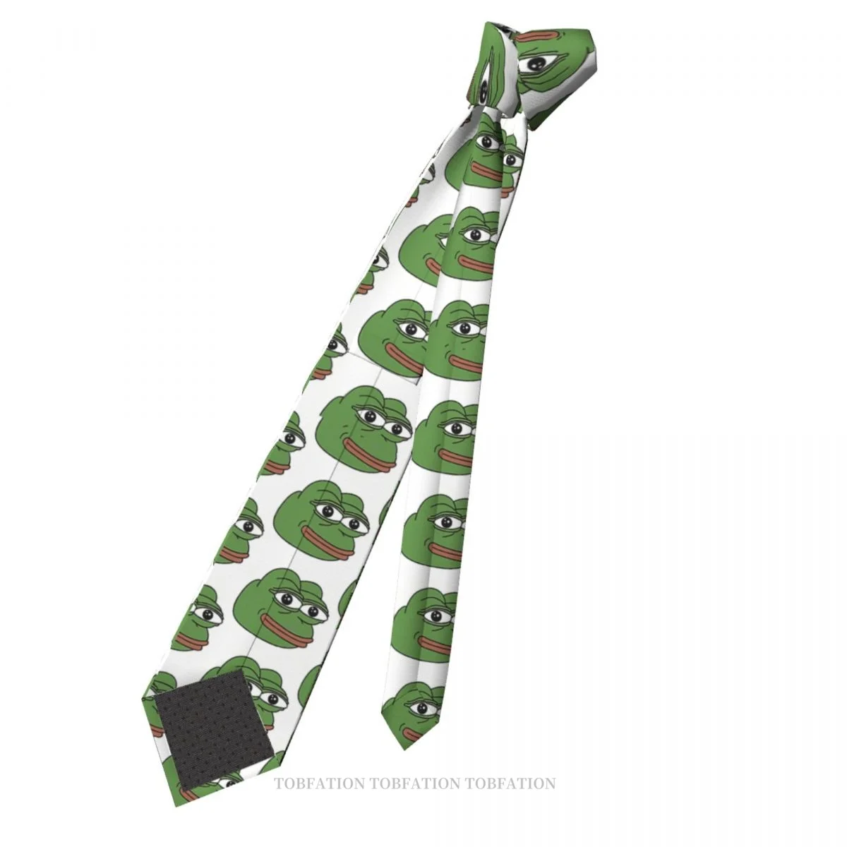 Happy Day Pepe La Grenouille Impression 3D, 8cm de large, Polyester, Accessoires de chemise de la présidence, Décoration de fête, Nouveau