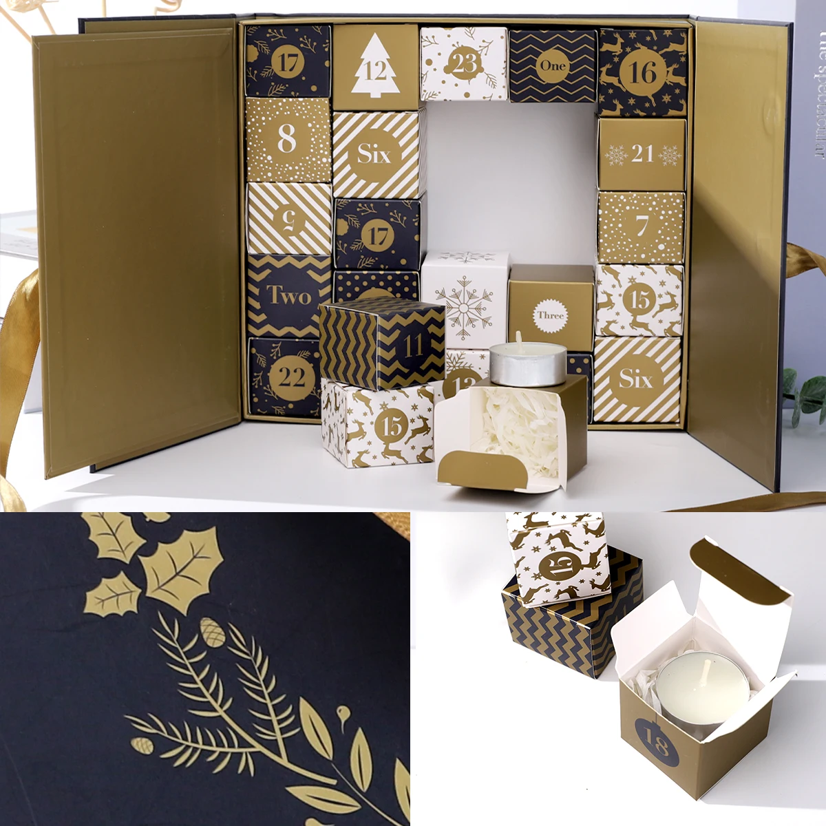 Customized queryTop Quality Advent Calendar Box Wax Melt Advent Calendar Box