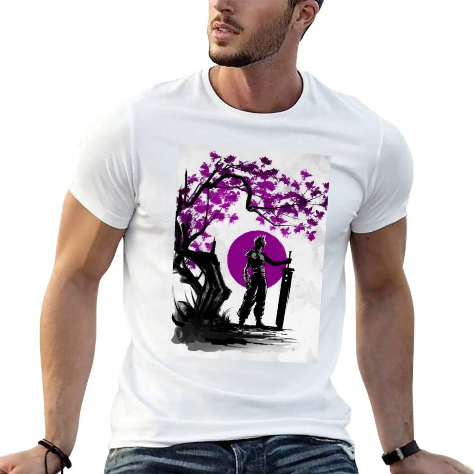 Cloud Strife - Japanese design T-Shirt blanks tops t shirts for men pack
