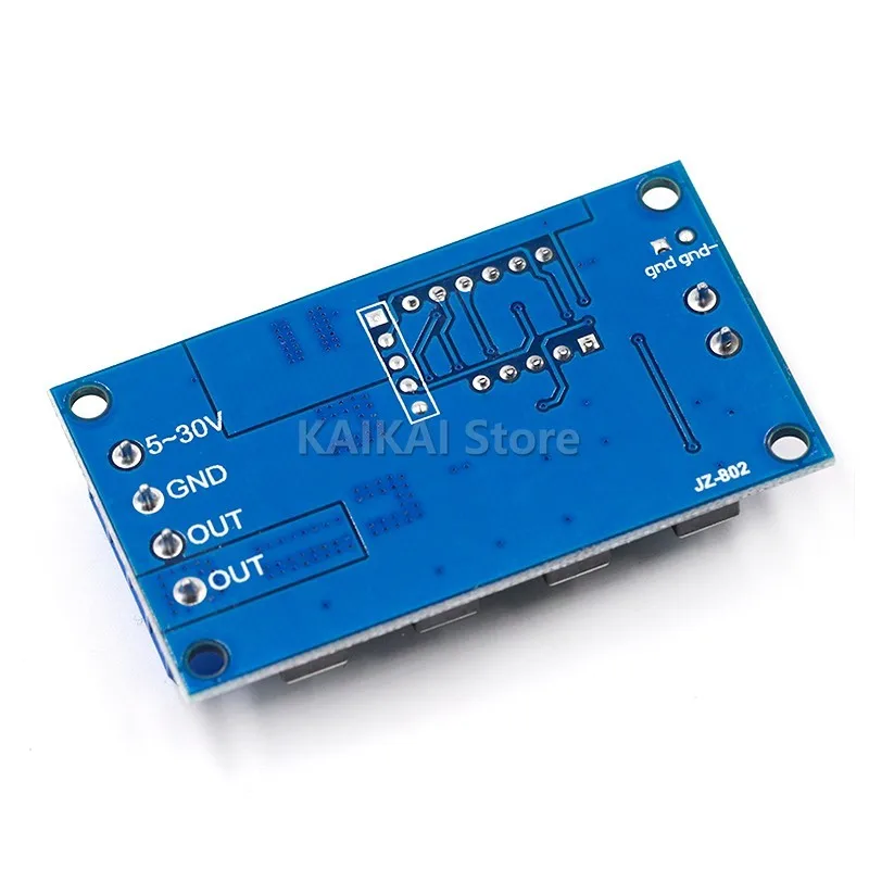 Dc 12v 24v mos duplo led digital tempo atraso relé gatilho ciclo temporizador atraso interruptor de circuito placa de controle de tempo módulo diy