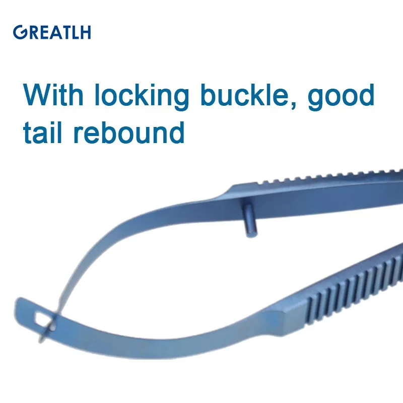 Titanium Alloy IOL Lens Cutter Scissors Curved Straight Scissors Ophthalmic Eye Instrument