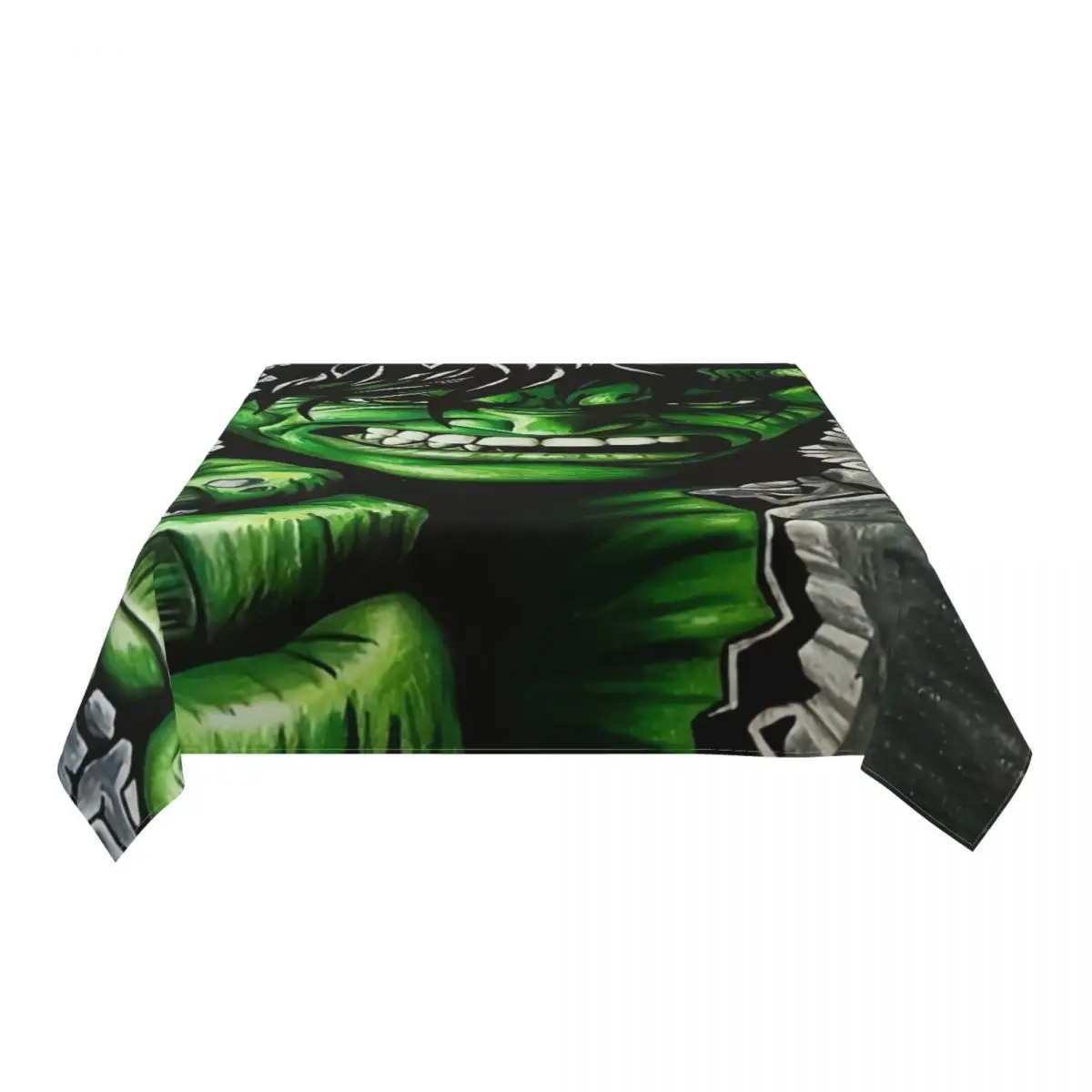 مفرش مائدة مستطيل من فيلم مارفل ديسني آيرون مان ، قماش طاولة حافة مرن ، أغطية هالك ، مخصصة ، تناسب 40 "إلى 44" #3