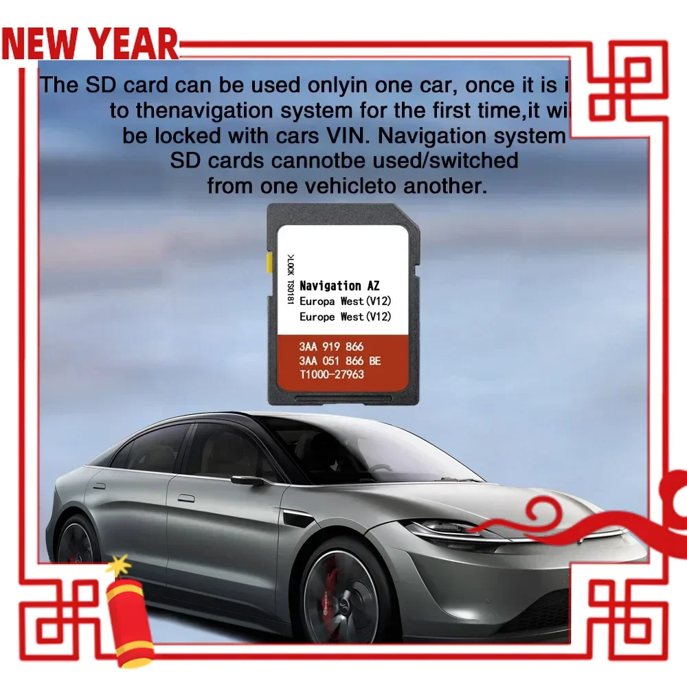 

Совместимость с VW Jetta Hybrid (A6) 2013-2015 GPS Map AZ V12 WEST SD Card Cover Германия Швеция Испания Великобритания