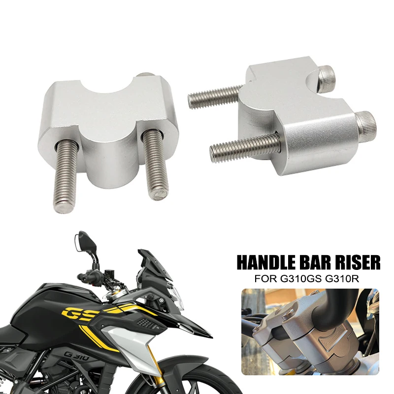 For BMW G310GS G310R Handlebar Handle Bar Riser Heighten Extend Mount Clamp Adapter G310 GS G 310 GS R 2017-2023 2022 Motorcycle