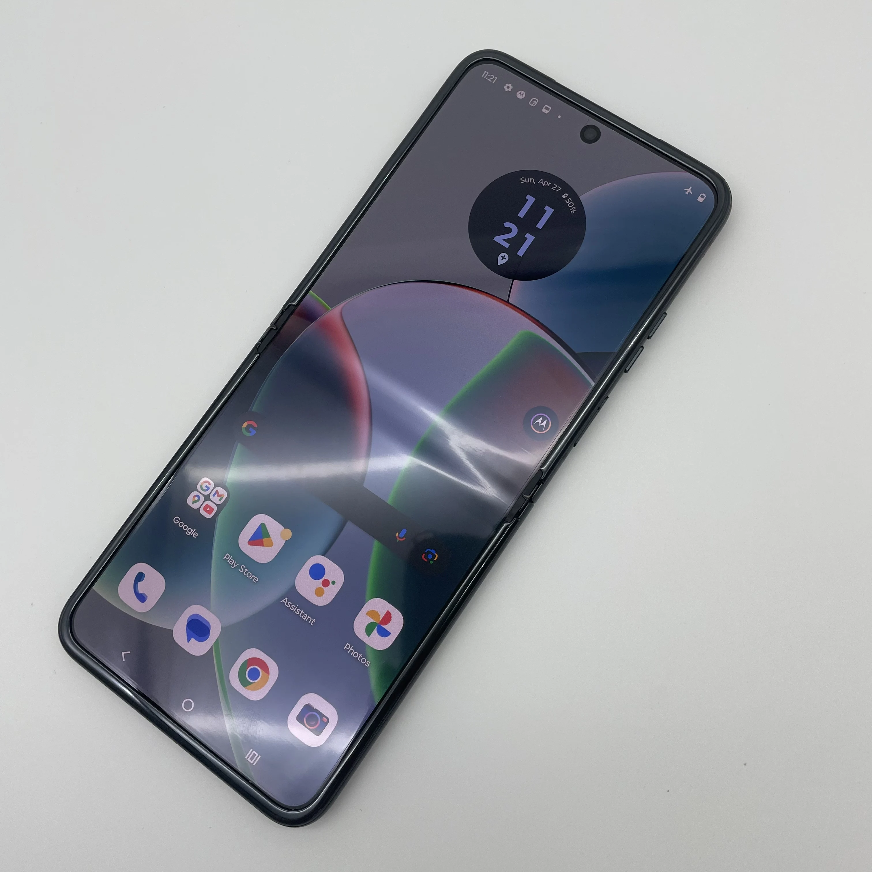 هاتف موتورولا موتو رازر 40 5G XT232323 الأصلي 6.9 قابل للطي LTPO AMOLE عرض 128 جيجابايت روم 8 جيجابايت رام بصمة الهاتف المحمول