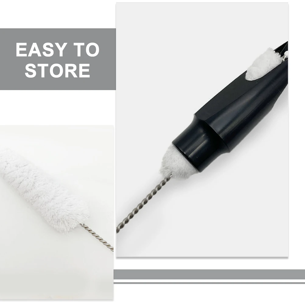 

Clarinet Flute Brush for Cleaning Saxophone Accessories Iron Cleaner Reusable Musical Instrument Care Maintenance Tool