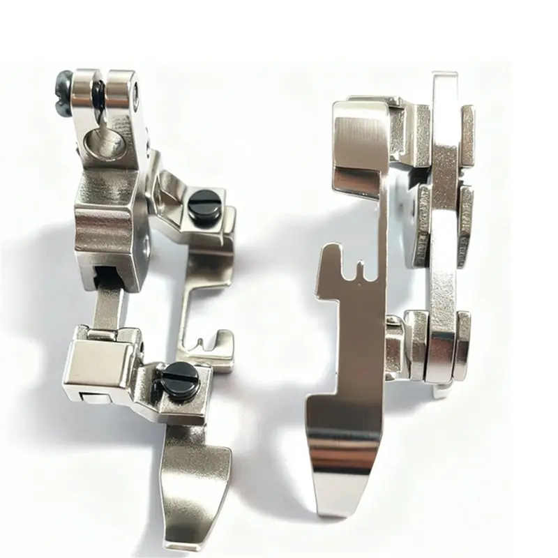 DTA4-2X Sewing Machine Feet Adjustable Non Slip Presser Foot Guide Zipper Support For Overlocker Sewing Projects