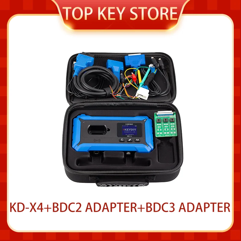 KEYDIY KD-X4 5-in-1 Key Programmer with BDC2 BDC3 adapter Combine Max Mate Mini Prog Key Recognition/ Generation/ Copying/ Prog