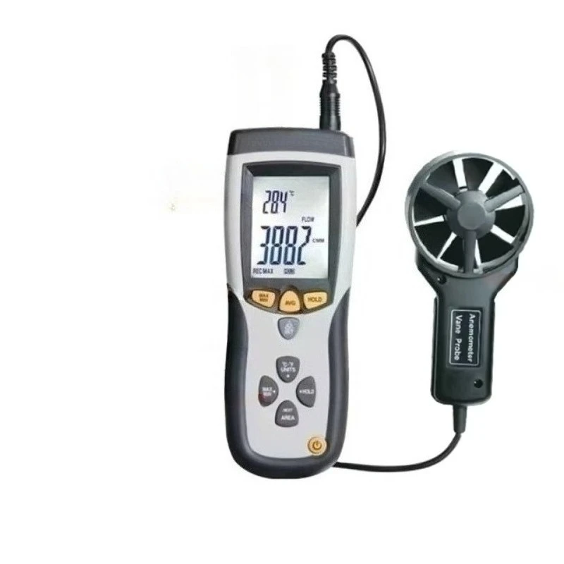 DT-8894 Digital Anemometer Wind Speed & Air Flow Tester Portable Infrared Temperature Measuring Thermometer