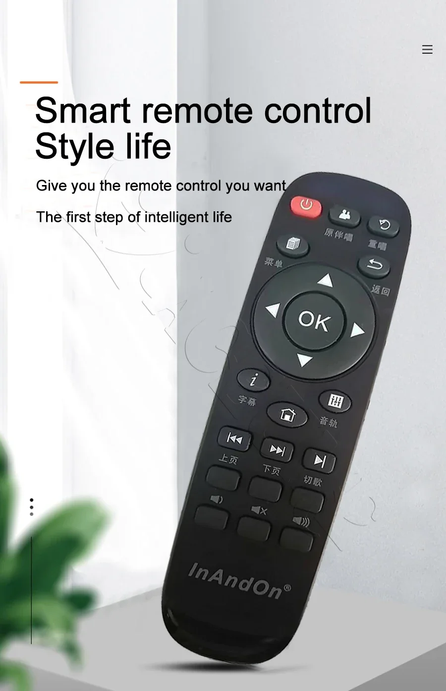 Inandon V5-MAX Remote Controller