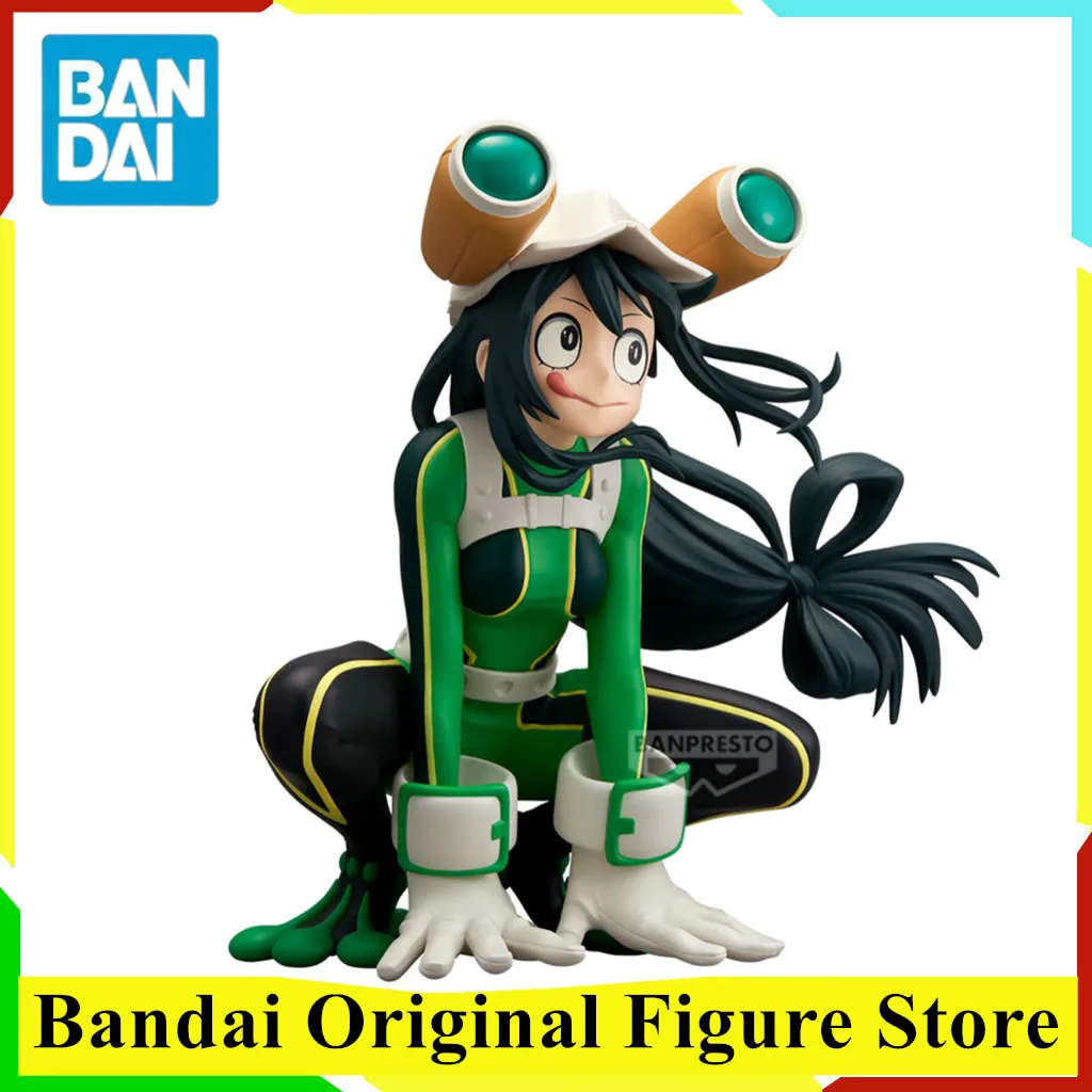 

Оригинальная фигурка BANDAI My Hero Academia Asui Tsuyu, блестящая и гламурная фигурка Boku no Hero Academia, коллекция моделей из ПВХ, кукла