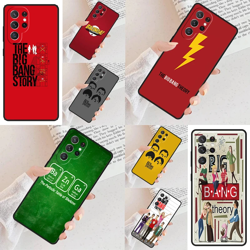 The Big Bang Theory Phone Case For Samsung Galaxy S24 S23 S22 S21 Ultra S10 Note 10 Pro S20 Plus FE S9 S8 Cover