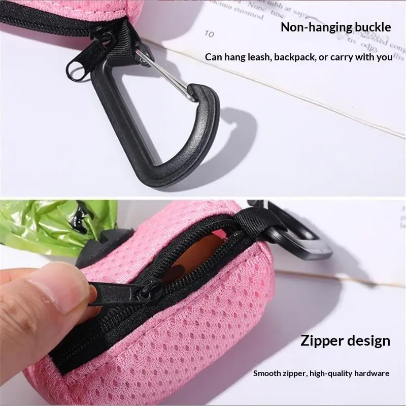 Hängender Hundekotbeutel-Spender, Hundekotbeutelhalter, Kotbeutel-Spender für Spaziergänge mit dem Hund, Müllbeutel-Spender, Haustierzubehör – Detail 3