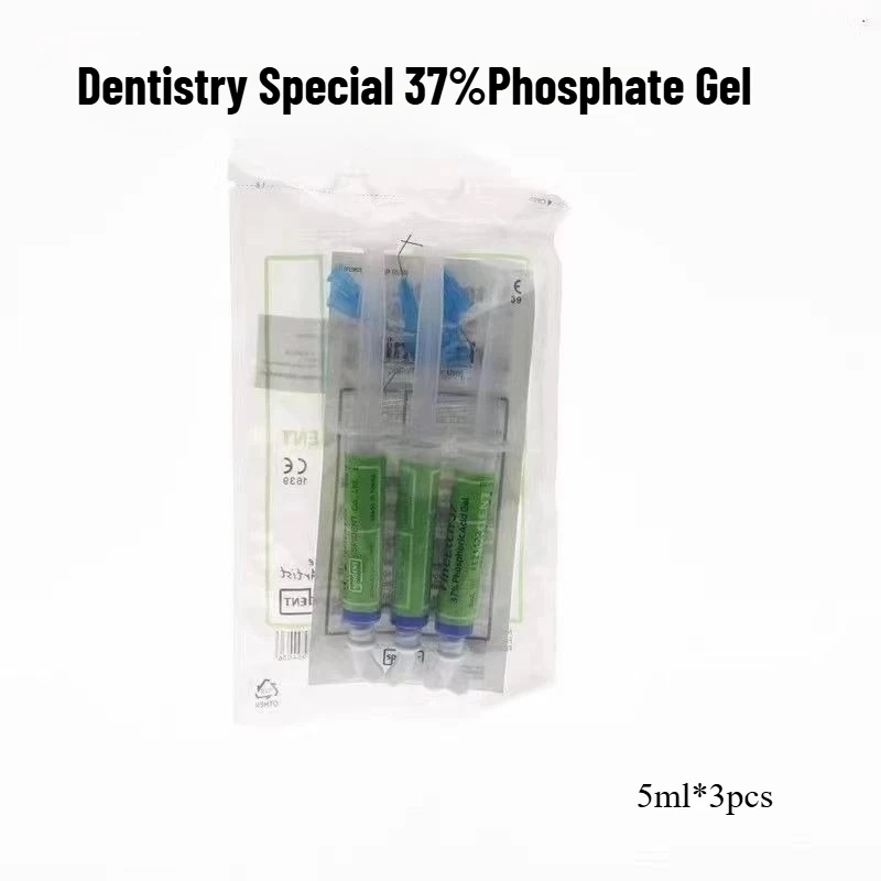 

5ml/3pcs Dental Etchant Dentistry Special 37%Phosphate Gel Treatment Cleaner High Viscosity Oral Restorative Medical Care Tools