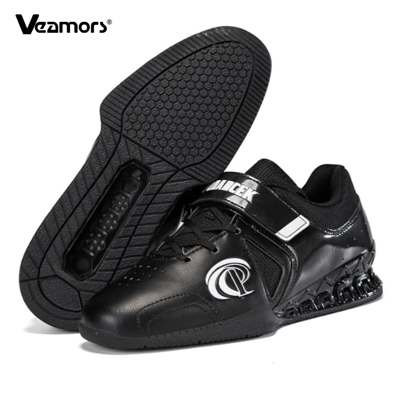Breathable Weightlifting Shoes Men's Gym Strength Training Sports Shoes Anti-slip Squat Shoes Elastic Women's Deadlift Trainers