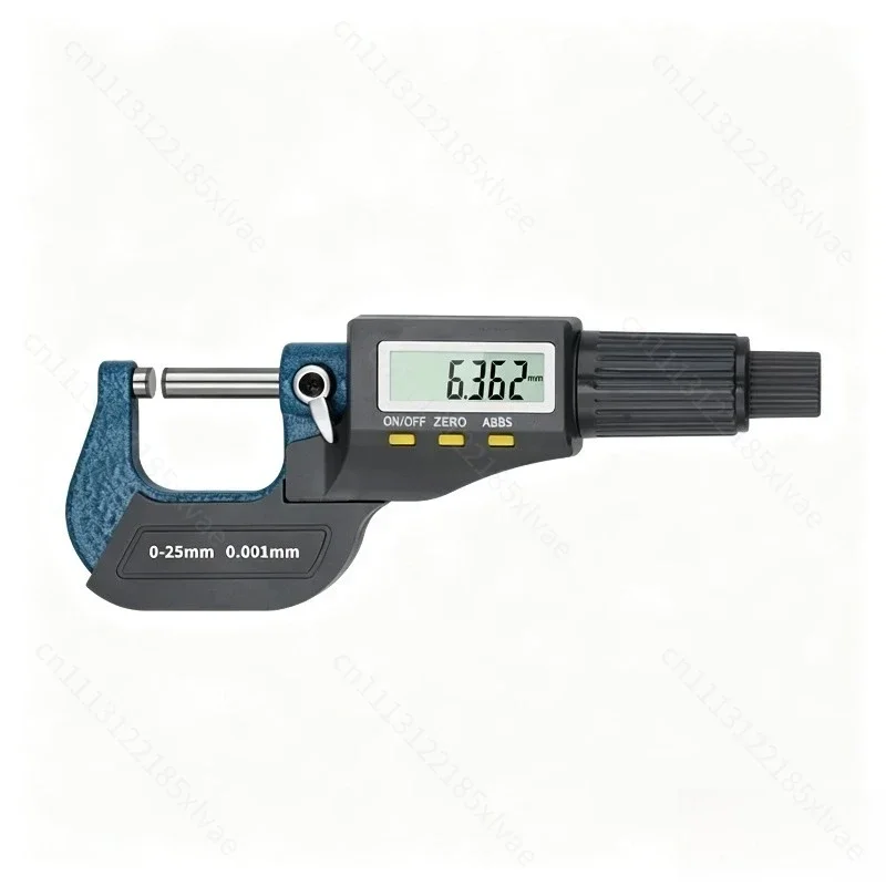 Electronic LCD External Micrometer, 0-25mm High Precision Digital Outside Micrometer, Precision Measuring Gauge Tool