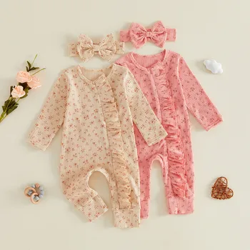 Floral Baby Jumpsuit Set 1